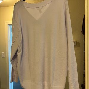 Cozy Women's Lilac  Crew Neck Sweater